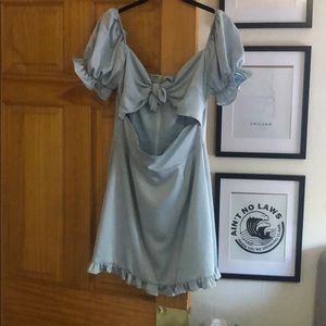 Light blue superdown dress